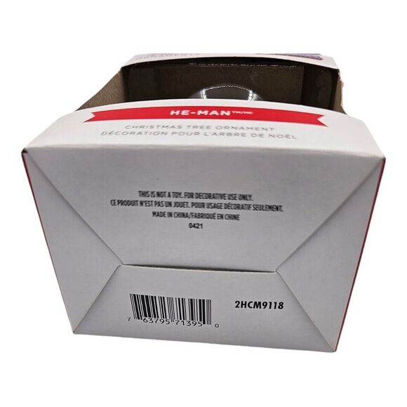 Hallmark 2021 HE-MAN Masters of the Universe Christmas Tree Ornament NIB - Picture 3 of 3